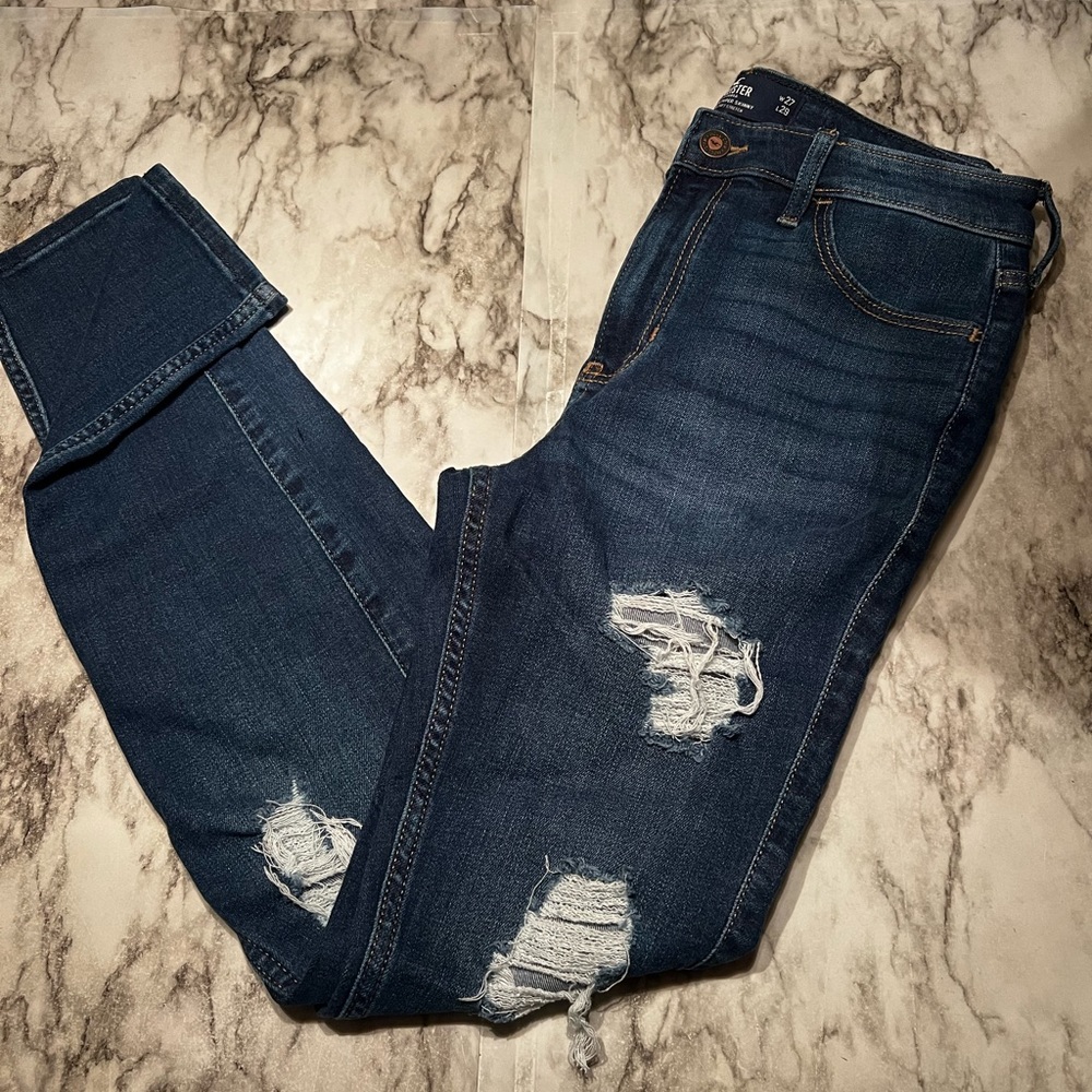 Hollister high rise super skinny jeans